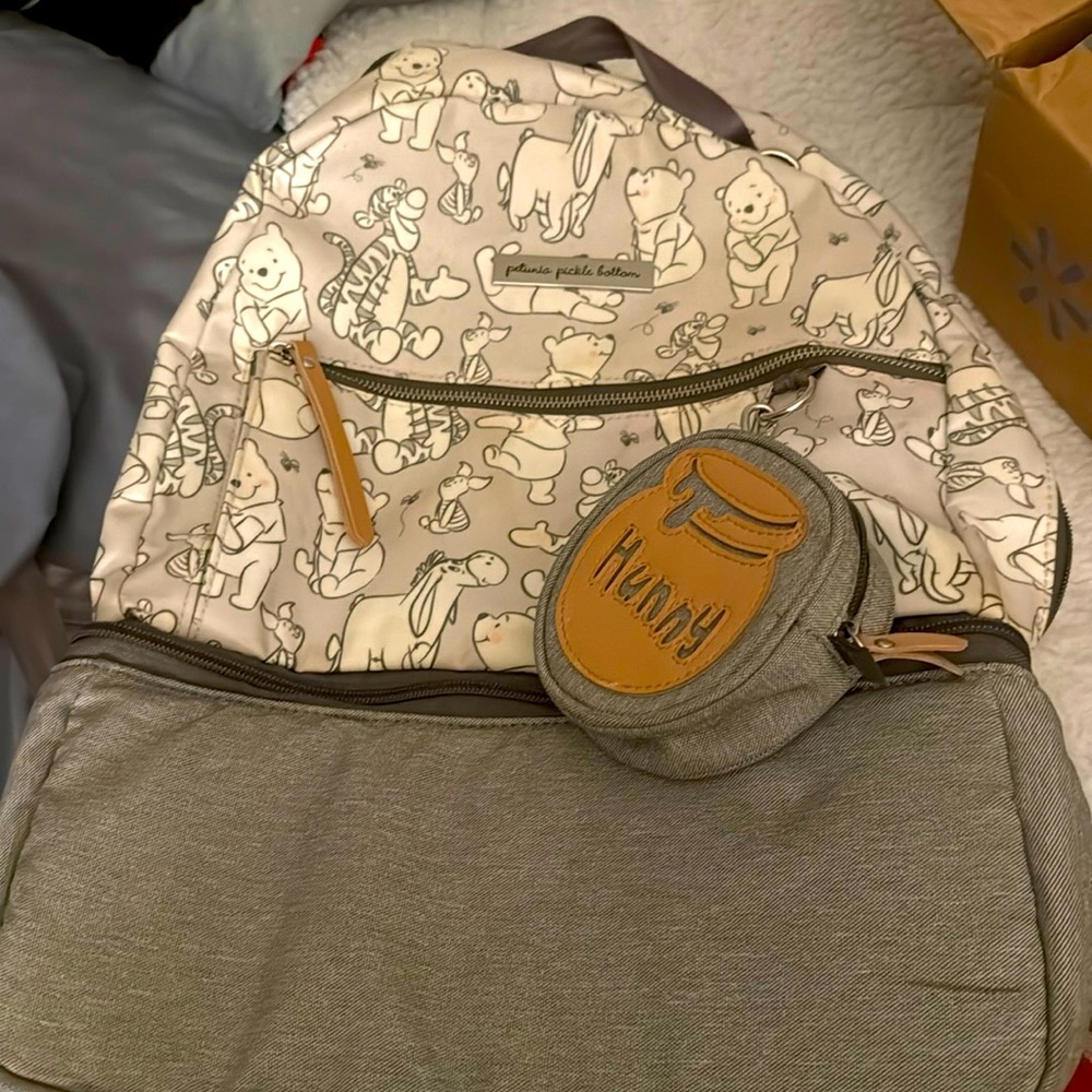 Petunia pickle bottom Winnie the Pooh Diaper Bag